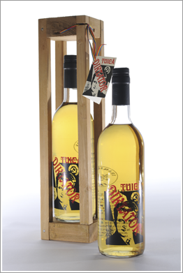 Palinca Sticla 750 ml in Cutie de Lemn